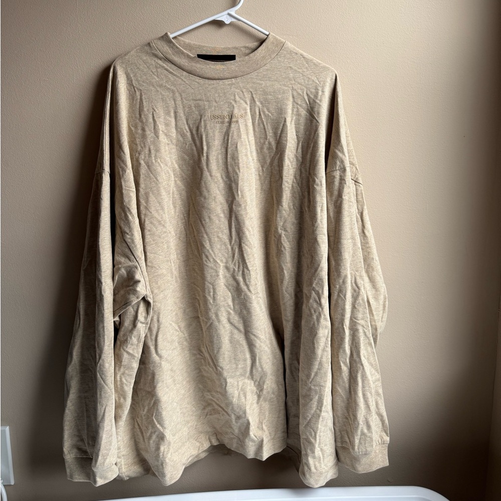 Essentials Men's Tan Long Sleeve